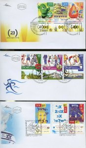 ISRAEL LOT I OF 20  DIFFERENT VERY LATE DATE FIRST DAY COVERS