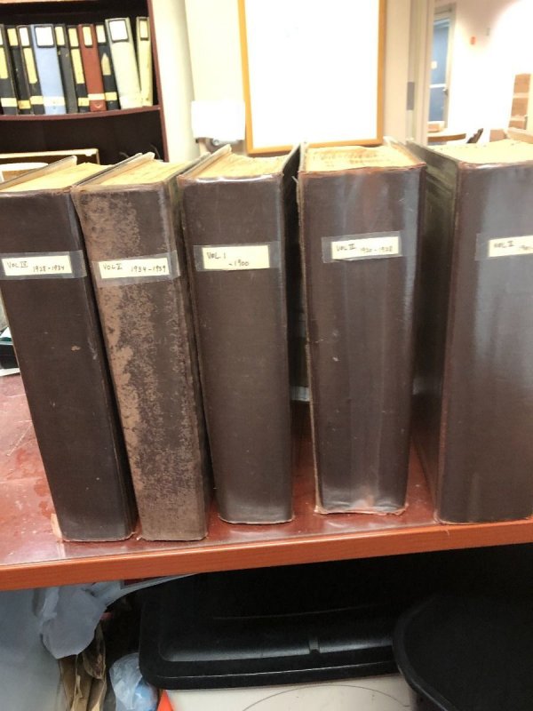 COMPLETE SET OF PRISTINE SCOTT BROWN ALBUMS 1840-1940 IN FIVE VOLUMES – 423244