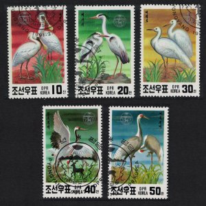 Korea Endangered Birds 5v 1991 CTO SG#N3028-N3033