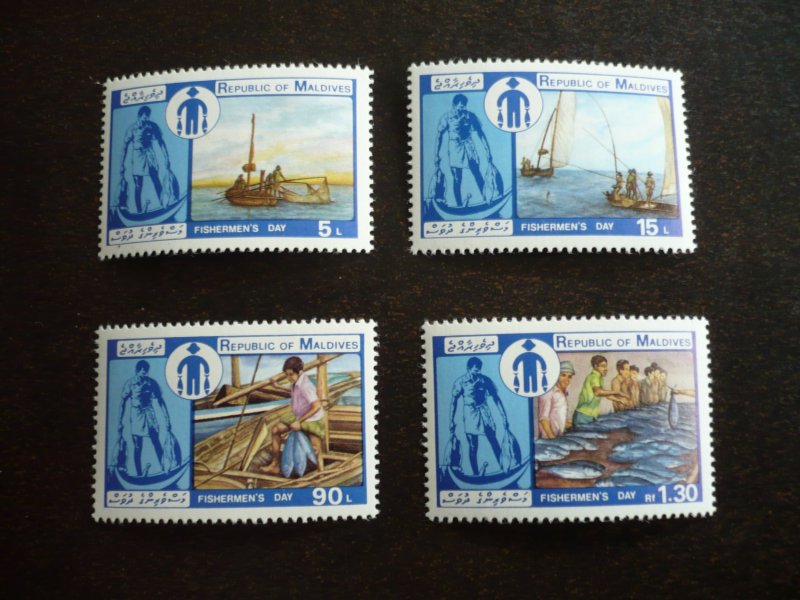 Stamps - Maldive Islands - Scott# 938-941 - Mint Never Hinged Set of 4 Stamps