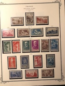 French Semi Postals - 12 pages -