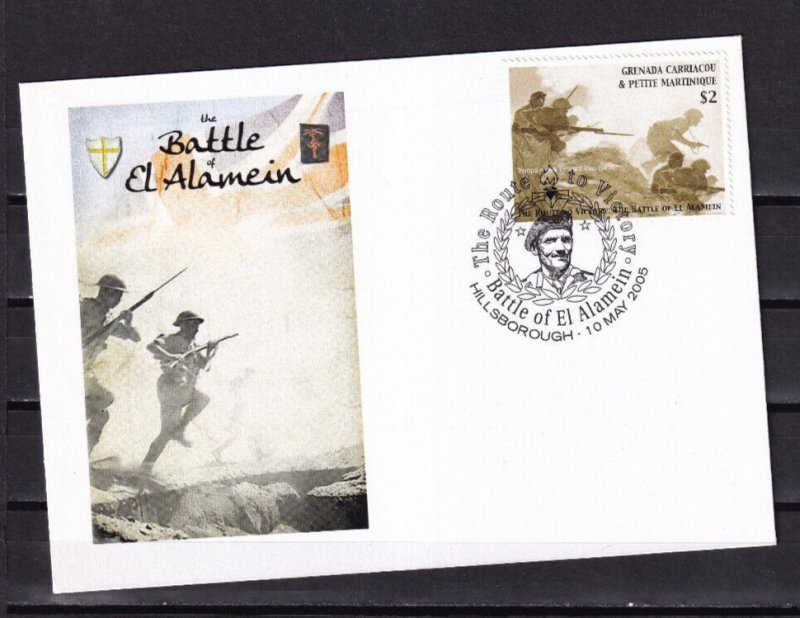 LI06 Grenada Carriacou & Petite Martinique 2005 60 Anniv of the End of WW II FDC