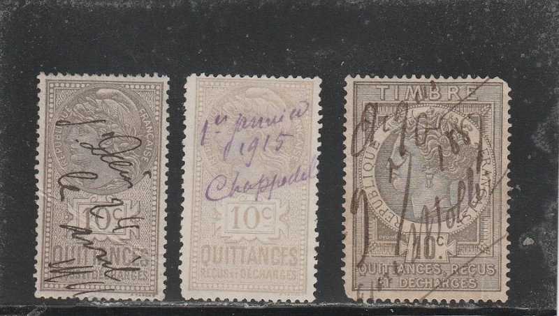 France - Lot of French Fiscals
