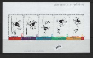 (3241) Germany Scott B922, sheet of 5,  MNH