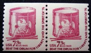 US #1615 MNH Coil Joint Line Pair SG SCV $.75 L3