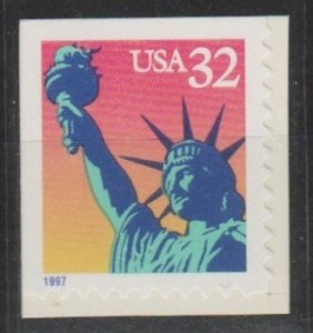 #3122 Single. Statue of Liberty MNH .32cent(E/T&L)