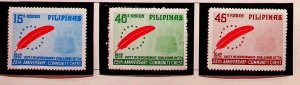 PHILIPPINES Sc 1239-41 NH ISSUE OF 1974 - COMMUNITY