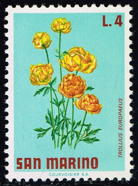 San Marino #761 Globe Flowers; MNH (0.25)