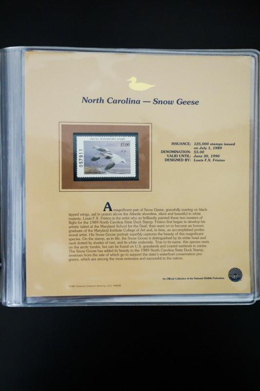 US State Duck Stamp Collection