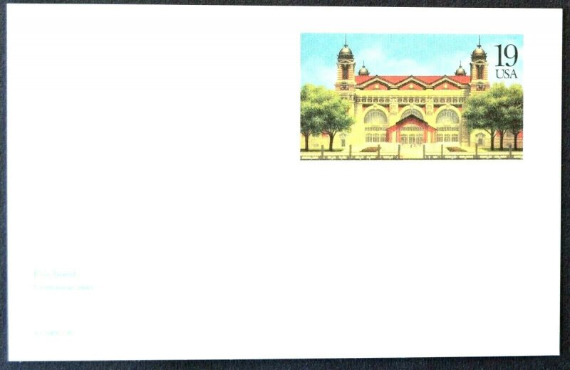 1992 US Sc. #UX165 postal card, 19 cent, mint, sharp corners, excellent shape