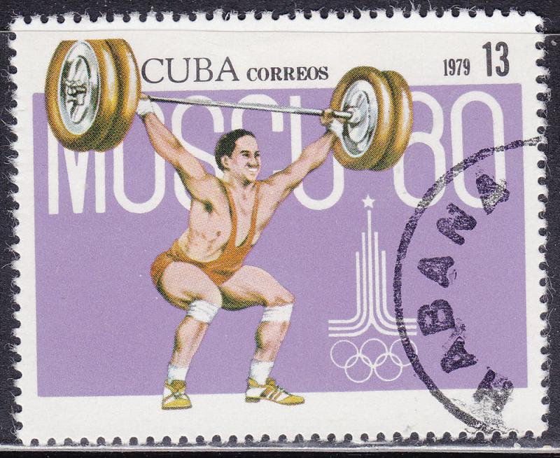 Cuba 2273 USED 1979 XXII Summer Olympic Games, Moscow