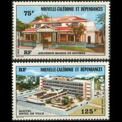 NEW CALEDONIA 1976 - Scott# C134-5 City Hall Set of 2 NH