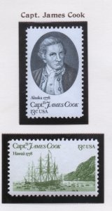 SCOTT 1732-1733  unused OG  MNH  singles