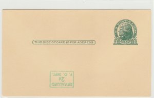 Scott# UX39 (on S37)  UPSS# S56-1f Postal Card.