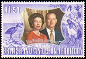 British Indian Ocean Territory #48-49, Complete Set(2), 1972, Royalty, Never ...