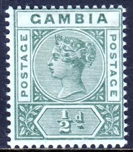 Gambia - Scott #20 - CA Wmk. - MH - SCV $3.25