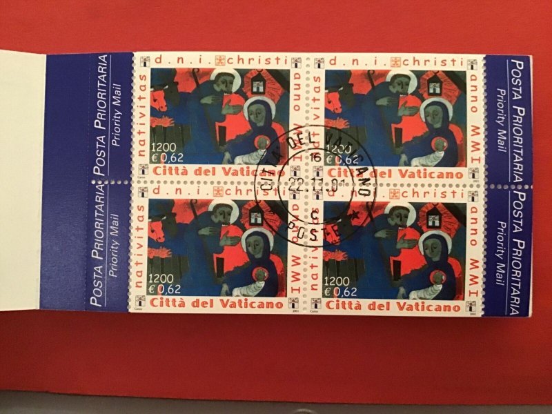 Vatican Christmas unused  Cancelled Stamp Booklet R36695