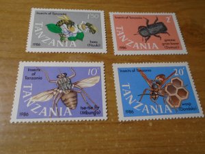 Tanzania  #  364-67  MNH