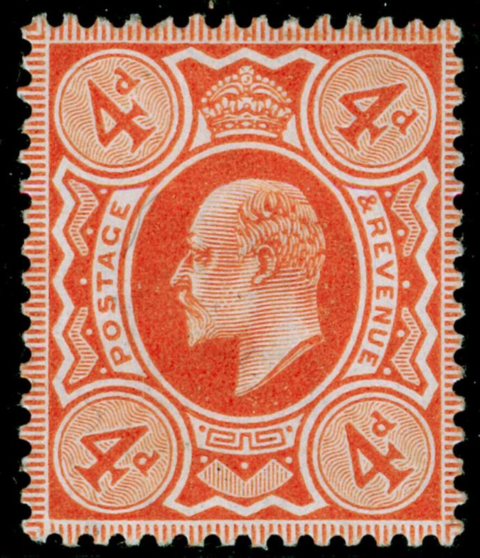 SG241 SPEC M25(3), 4d orange-red, NH MINT. Cat £45.