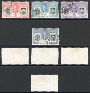 Nyasaland SG167/70 Diamond Jubilee Set Fine used Cat 20 pounds