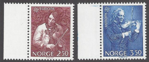 Norway #861-2 MNH set, Europa - CEPT, issued 1985