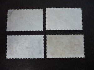 Stamps - Great Britain - Scott# 222 - Used Stamps - 4 Examples