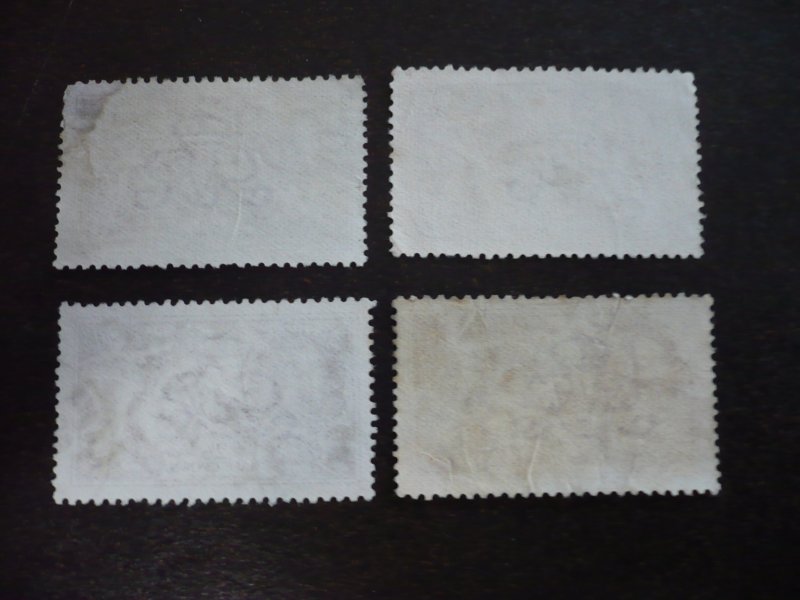 Stamps - Great Britain - Scott# 222 - Used Stamps - 4 Examples