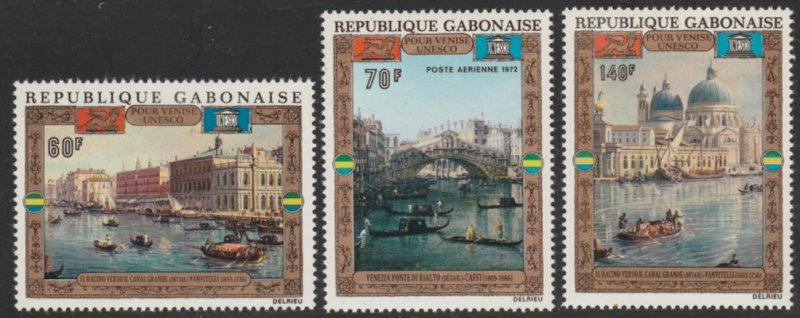 Gabon #C123-C125 MNH Full Set of 3 cv $11.10