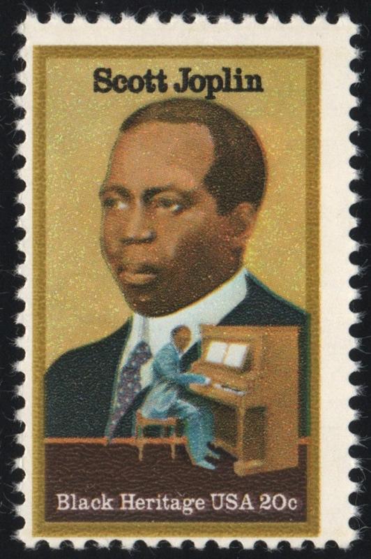 SC#2044 20¢ Black Heritage: Scott Joplin Single (1983) MNH