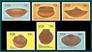 Fiji  1988 Ancient Pottery, MNH  #585-590,SG772-SG777