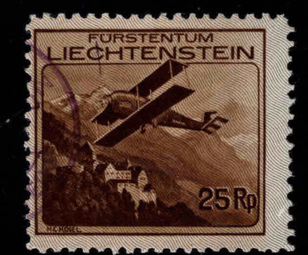 Liechtenstein Scott C3 Used 1930 Airmail CV $35