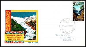 New Zealand 398 Typed FDC