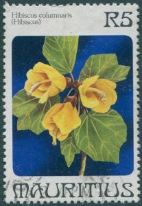 Mauritius 1981 SG608 r5 Hibiscus FU