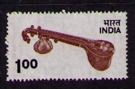 INDIA Sc# 682 MNH FVF Veena Musical Instrument