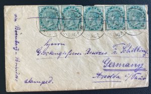 1917 Bombay India Cover To Apolda Germany