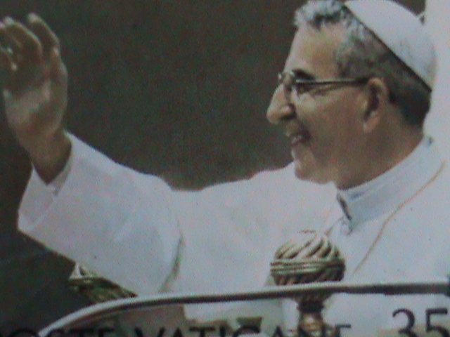 ​VATICAN CITY-1978 SC# 641-4 POPE JOHN PAUL I  MNH BLOCK OF 4 STAMPS-VERY FINE