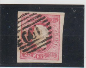 Portugal  Scott#  20  Used  (1867 King Luiz)