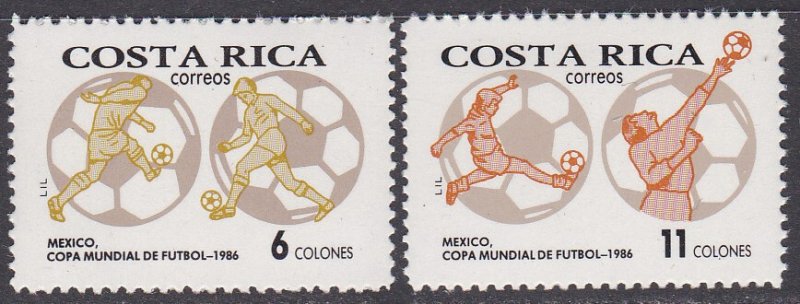 Costa Rica Sc #372-373 MNH