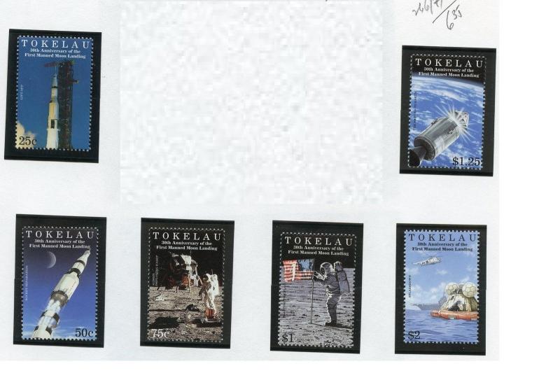 TOKELAU SELECTION OF 1999  ISSUES  MINT NH  AS SHOWN