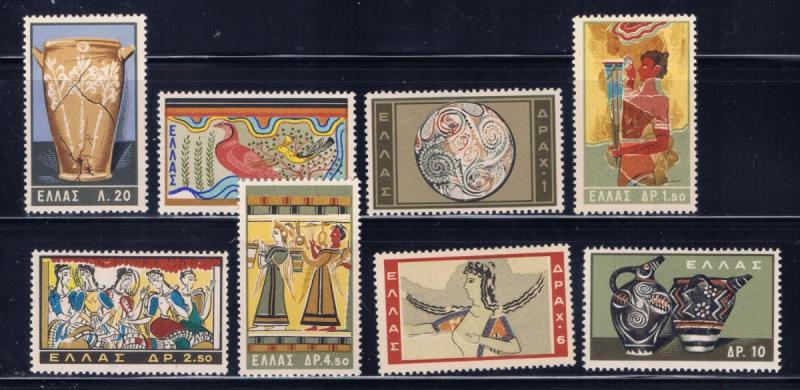 Greece 708-15 MNH 1961 Minoan Art