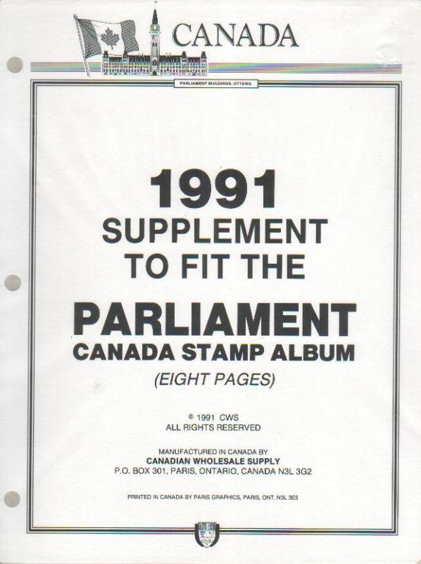 1991 Parliment Supplement 