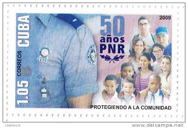 RT)2009 CUBA-CARIBE, 50TH ANIV. PRN/POLICE, MNH