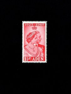 Aden - 1949-Problema de boda kg VI-Plateado - # 30-como Nuevo - - como Nuevo Nunca con Bisagras único! 