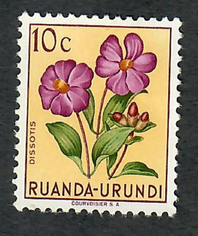 Ruanda-Urundi #114 Flowers Mint Hinged single