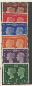 Great Britain #252-257  Single (Complete Set) (King) (Queen)