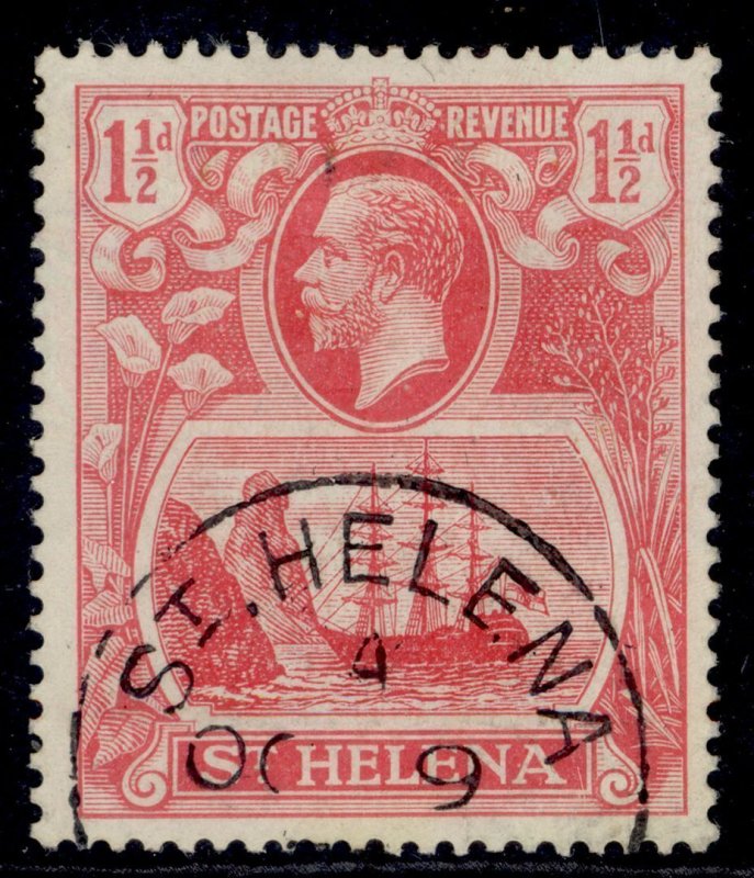 ST. HELENA GV SG99, 1½d rose-red, FINE USED. Cat £13. CDS