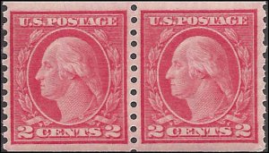 455 Mint,OG,LH... Pair... SCV $20.00