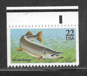 #2205 MNH Plate # Single