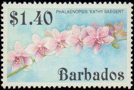1993 Barbados #838-841, Complete Set(4), Never Hinged