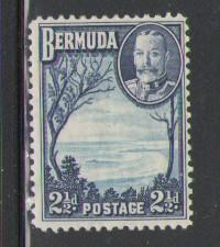 Bermuda Sc 110 1936 2 1/2d G V Grape Bay stamp mint